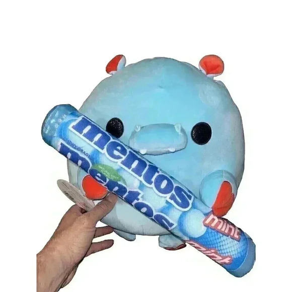 Snackles Mentos Super Soft Large 14 inch Plush by ZURU Brand New Hippo - Picture 5 of 7